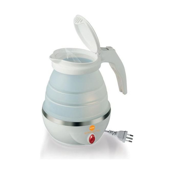 Macom Space Kettle Bollitore Elettrico Salvaspazio da Viaggio Bianco