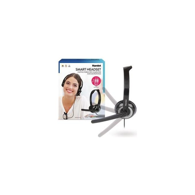 Hamlet Smart Headset Auricolare con microfono sull'orecchio jack 3,5 mm
