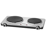 Bomann DKP 5033 Doppia Piastra di Cottura in Acciaio Inox e CB-2 Termostati Regolabili 2500W