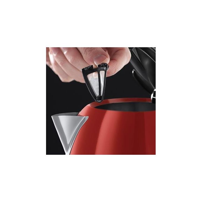 Russell Hobbs Bollitore Colours Plus 2400W Flame Rosso