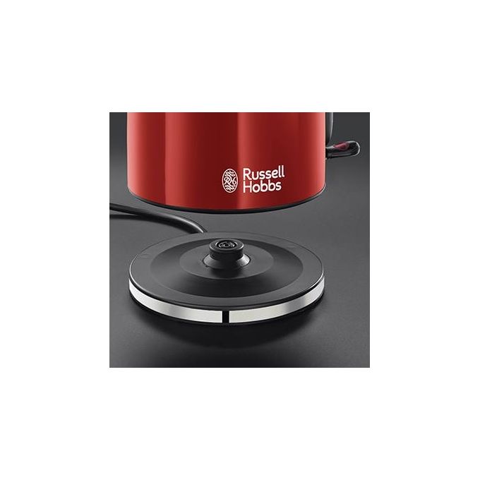 Russell Hobbs Bollitore Colours Plus 2400W Flame Rosso
