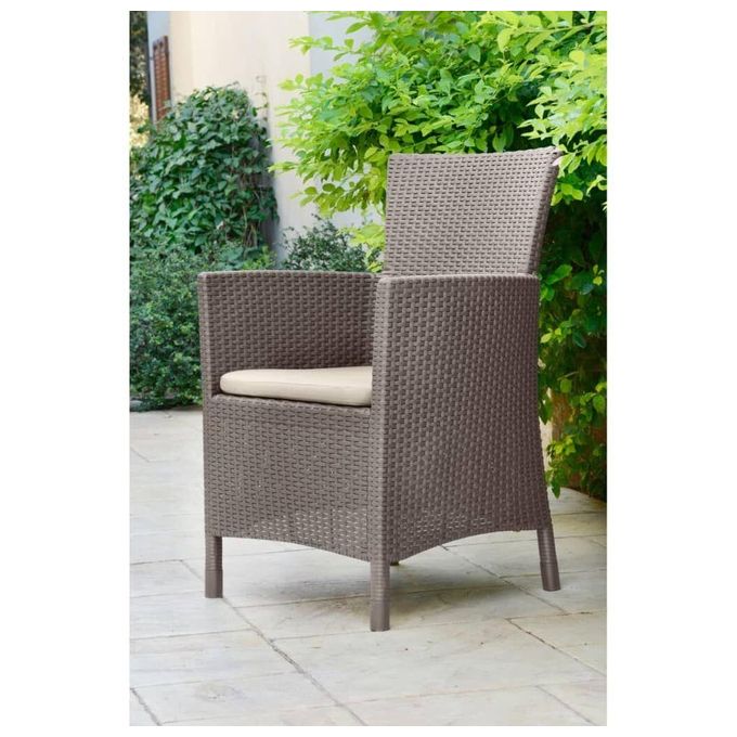 Keter Set Mobili Da Giardino Iowa Cappuccino