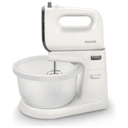 Philips HR3745-00 Viva Collection Sbattitore con base 450 W 5 velocita' Turbo ciotola 3 L fruste coniche colore Bianco