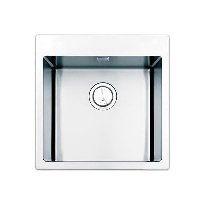 Apell LNP50FBC serie Linear Plus Lavello Inox spazzolato da Incasso Flat Mono Splitvasca Filotop 56,1x51cm