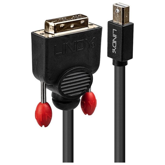 Lindy Cavo Mini Displayport a Dvi-D Nero 2mt