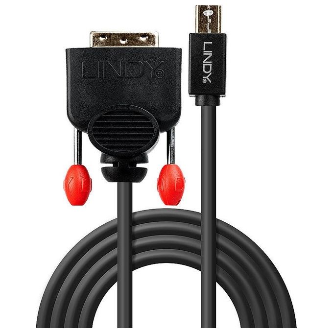 Lindy Cavo Mini DisplayPort a DVI-D Nero 3mt