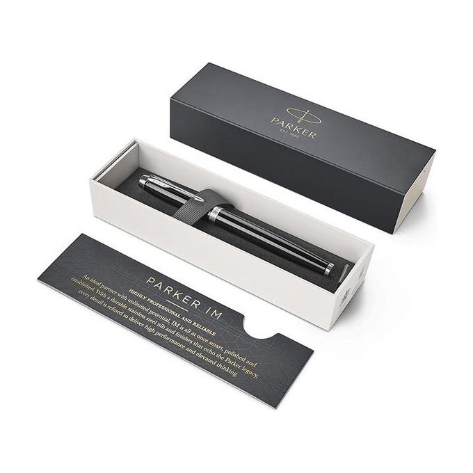 Parker 1931651 IM Penna Stilografica con Pennino Medio e Ricarica di Inchiostro Blu