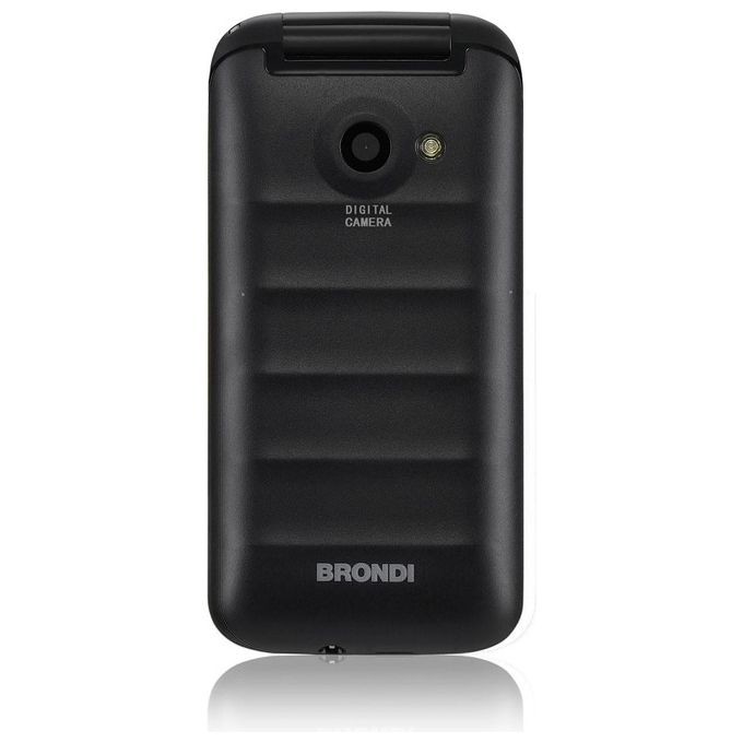 Brondi Cellulare fox dual sim flip Attivo 1,77 1.3mpx Radio fm nero