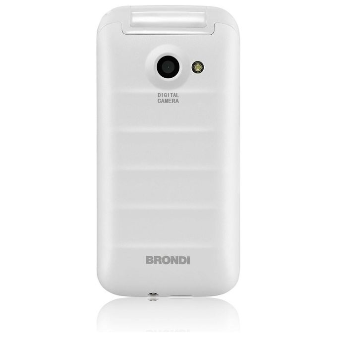 Brondi Fox Flip Attivo 1,77'' Fotocamera Dual Sim Radio fm Bianco