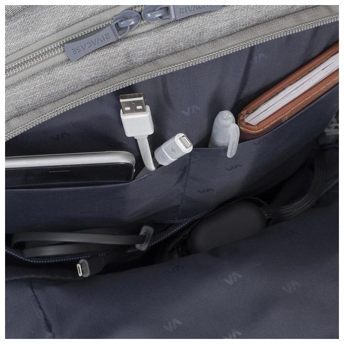 Rivacase 7760 Zaino per Notebook 15,6'' Grigio Suzuka