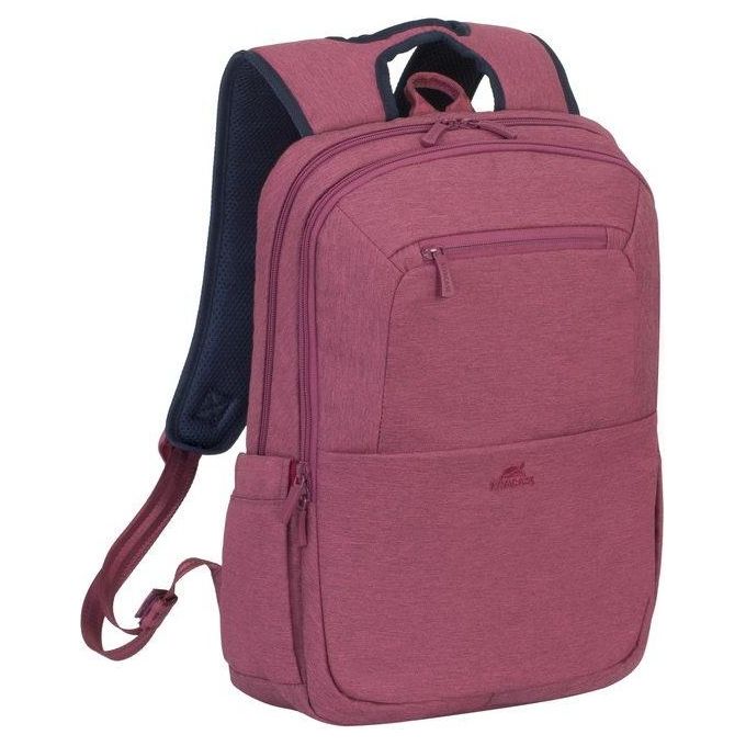 RivaCase 7760 SUZUKA Zaino per Laptop 15,6 Pollici Poliestere RPET Rosso