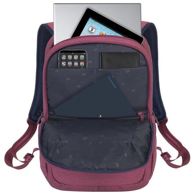 RivaCase 7760 SUZUKA Zaino per Laptop 15,6 Pollici Poliestere RPET Rosso
