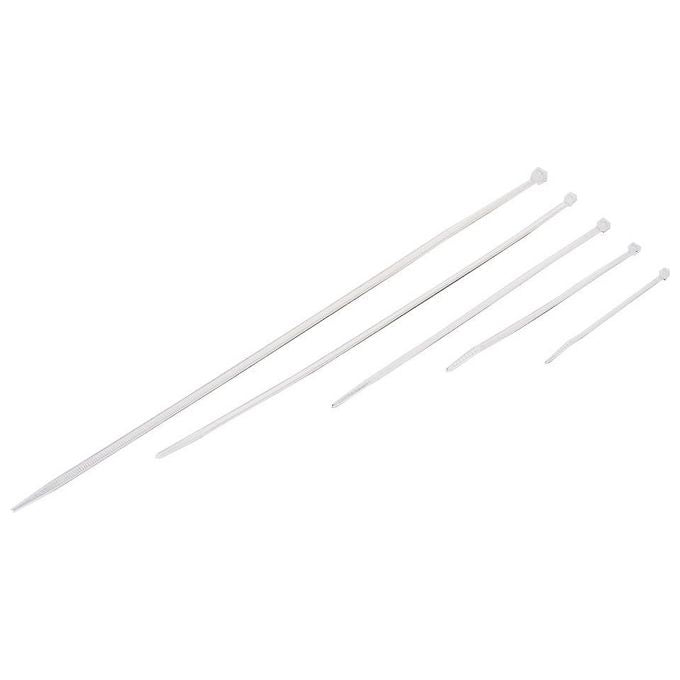 Polypool PP0310Q Fascette per Cablaggi Interni 3,6x200mm Bianche 20 Pezzi
