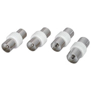Polypool m-f Connettori tv 2x Adattatori Spine tv 2x Adattatori Prese tv Passo ¸ 9,5m