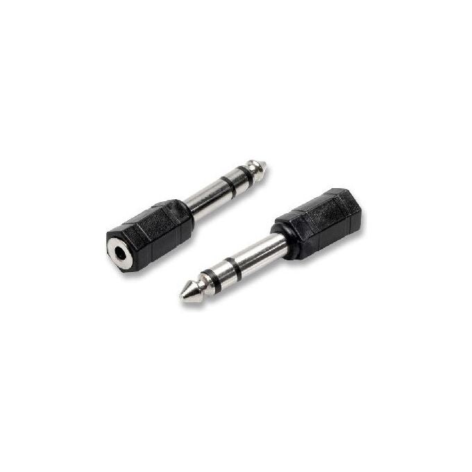 Nuova Video Suono Adattatore Jack 6,35mm Presa Jack 3,5mm Stereo