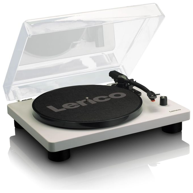 Lenco LS-50GY Giradischi con Altoparlanti Integrati 2x3W USB RCA 33 45 78 rpm colore Grigio