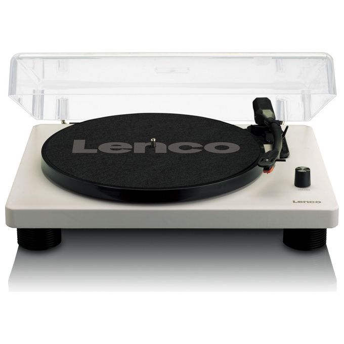 Lenco LS-50GY Giradischi con Altoparlanti Integrati 2x3W USB RCA 33 45 78 rpm colore Grigio