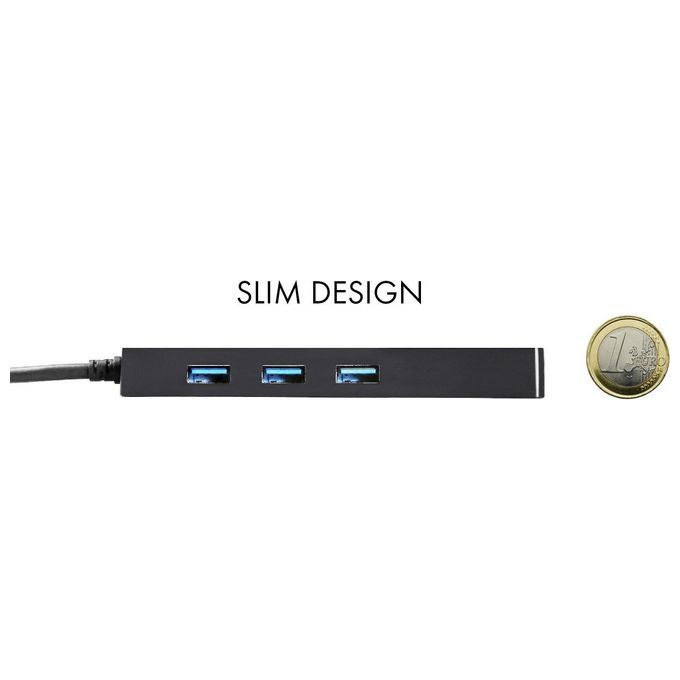 I-tec Advance C31GL3SLIM Hub di Interfaccia Usb 3.0 Type-C 5000Mbit-s Nero