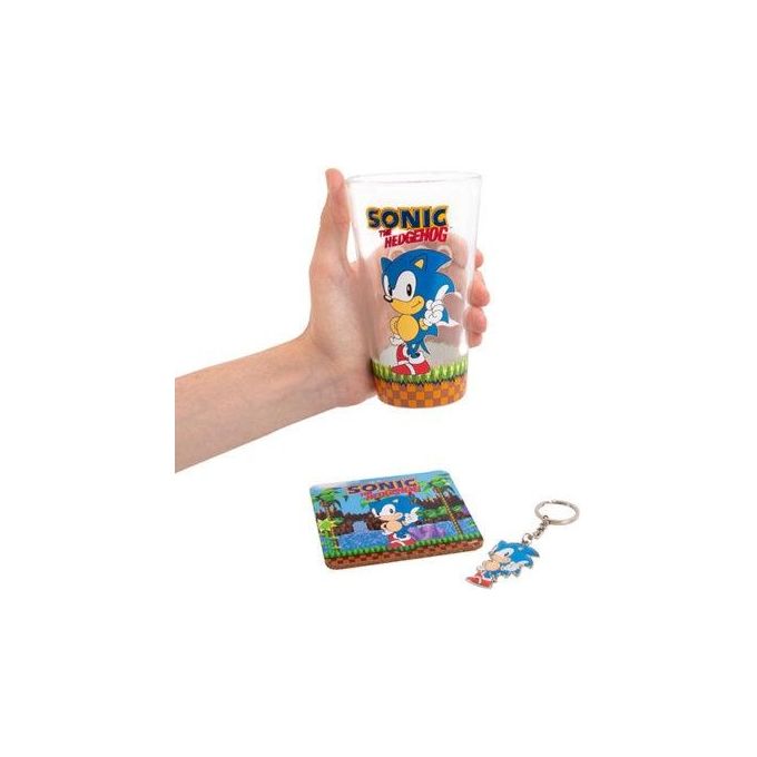 Fizz Creations Set Regalo Videogioco Sonic 3in1 Gift Set