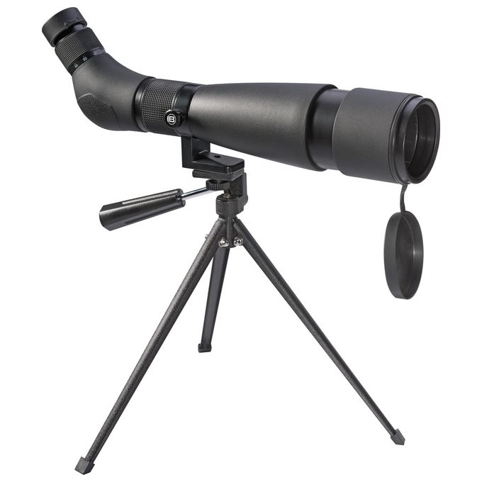 Bresser Travel 20-60x60 Cannocchiale da Viaggio con Supporto da Tavolo Nero