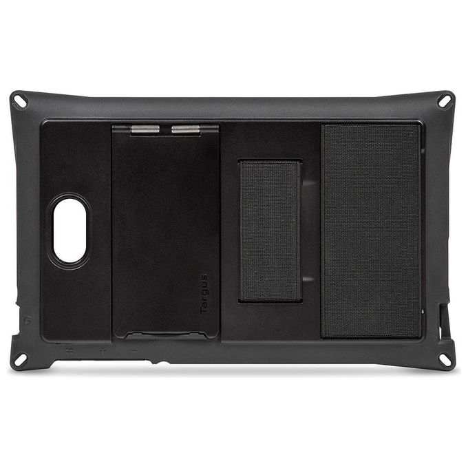 Targus THD472GLZ Field-Ready Custodia Protettiva per Tablet Dell Venue Pro 8'' 5855 con Cavalletto a Mani Libere Protezione Cadute Grado Militare Impermeabile Chiusura Sicura colore Nero
