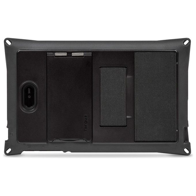 Targus THD472GLZ Field-Ready Custodia Protettiva per Tablet Dell Venue Pro 8'' 5855 con Cavalletto a Mani Libere Protezione Cadute Grado Militare Impermeabile Chiusura Sicura colore Nero