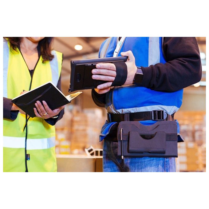Targus THD472GLZ Field-Ready Custodia Protettiva per Tablet Dell Venue Pro 8'' 5855 con Cavalletto a Mani Libere Protezione Cadute Grado Militare Impermeabile Chiusura Sicura colore Nero