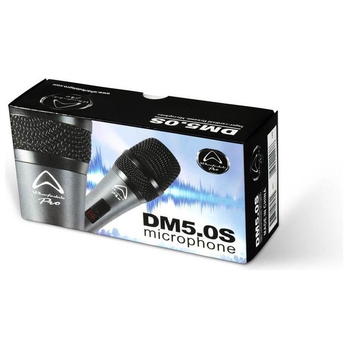 Wharfedale WDM50S Microfono cardioide per voce, con switch on-off