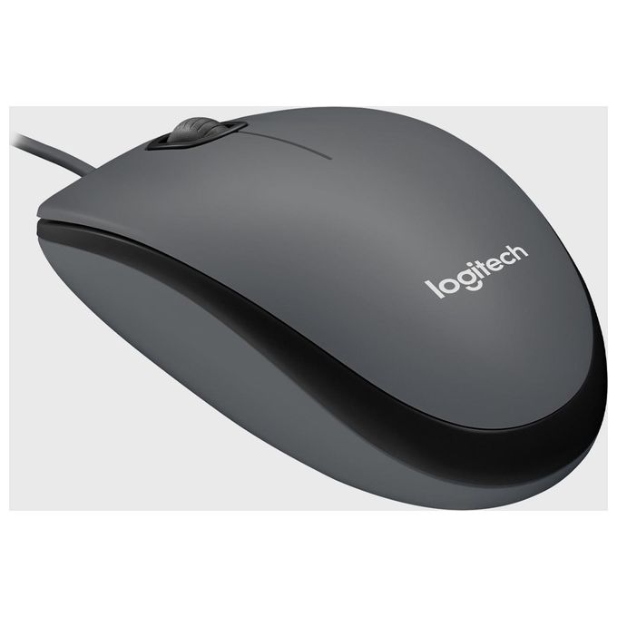 Logitech M100 Mouse Ambidestro USB Tipo A Ottico 1000 DPI