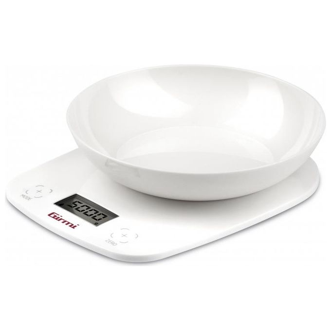 Girmi PS01 Bilancia da Cucina Rotonda Bianco