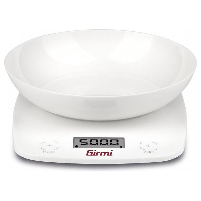 Girmi PS01 Bilancia da Cucina Rotonda Bianco