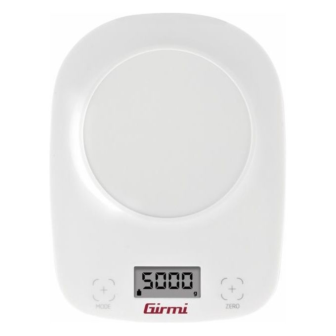 Girmi PS01 Bilancia da Cucina Rotonda Bianco