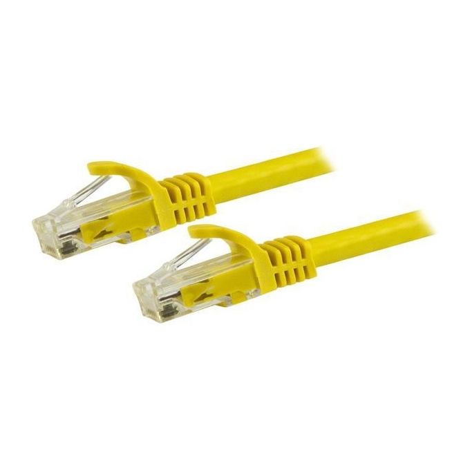 Startech.com Cavo Patch Cat6 15mt Filo di Rame Connettore Antistrappo Giallo