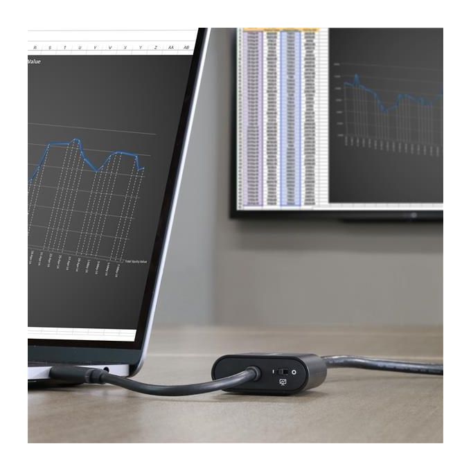 Startech Adattatore USB-C a VGA con Switch Modalita' Presentazione - 1920x1200