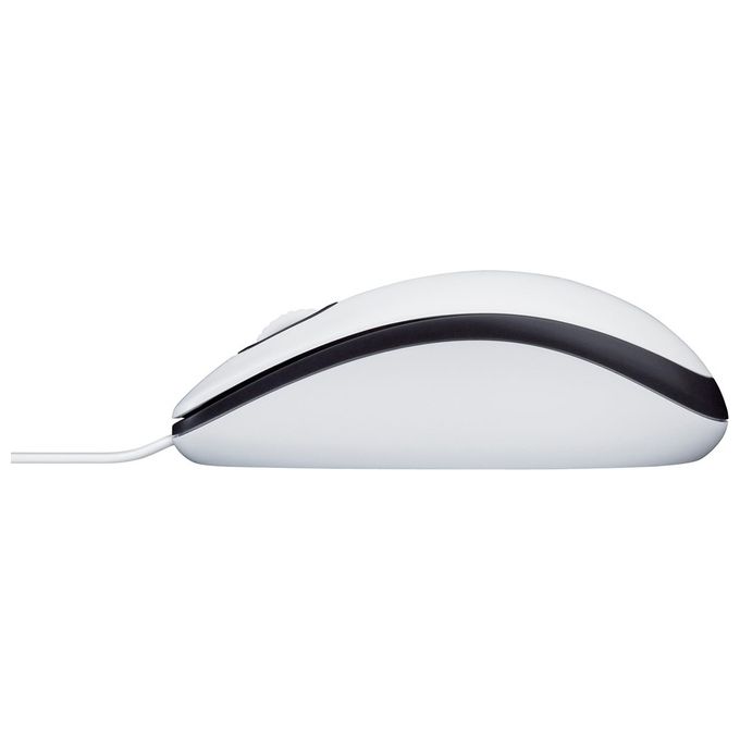Logitech M100 Mouse Ambidestro USB tipo A Ottico 1000 DPI Bianco