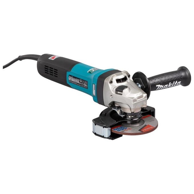 Makita GA5091X01 Smerigliatrice Angolare 1900 W Velocita' Variabile 2800-11500 rpm Diametro Disco 125 mm colore Nero Verde