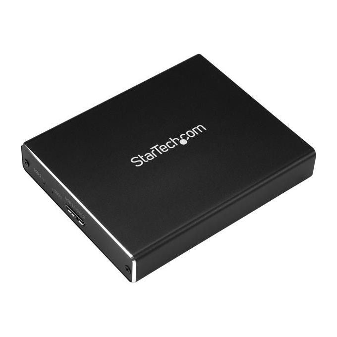 StarTech Box Esterno Usb 3.1 10Gbit-s a 2 Slot Enclosure M.2 Ngff Ssd Sata Raid