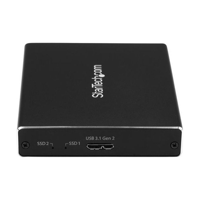 StarTech Box Esterno Usb 3.1 10Gbit-s a 2 Slot Enclosure M.2 Ngff Ssd Sata Raid
