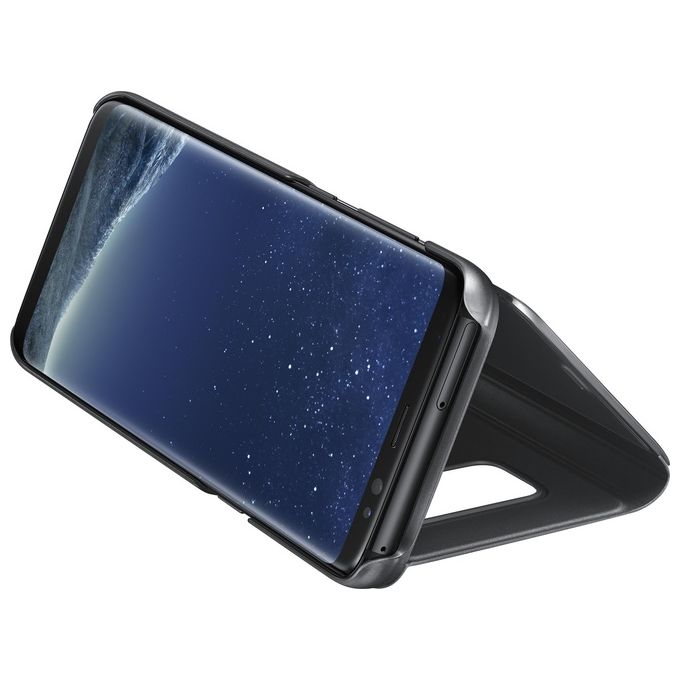 Samsung EF-ZG950CBEGWW Galaxy S8 Clear View Standing Cover, Nero