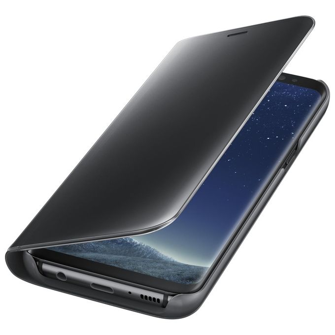 Samsung EF-ZG950CBEGWW Galaxy S8 Clear View Standing Cover, Nero