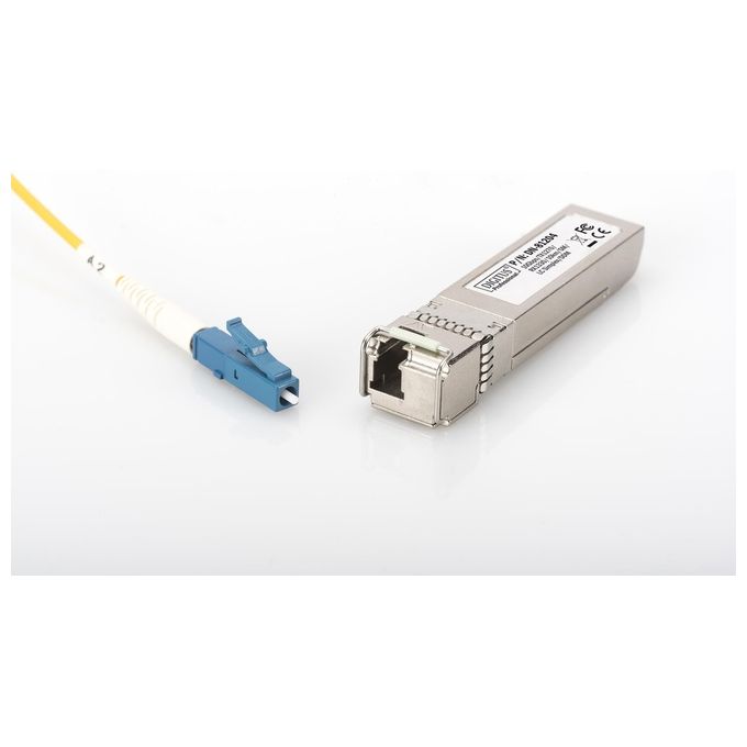 Digitus DN-81204 Modulo SFP+ Bidirezionale 10 Gbps Monomodale TX1270 RX1330 10 km LC colore Metallico