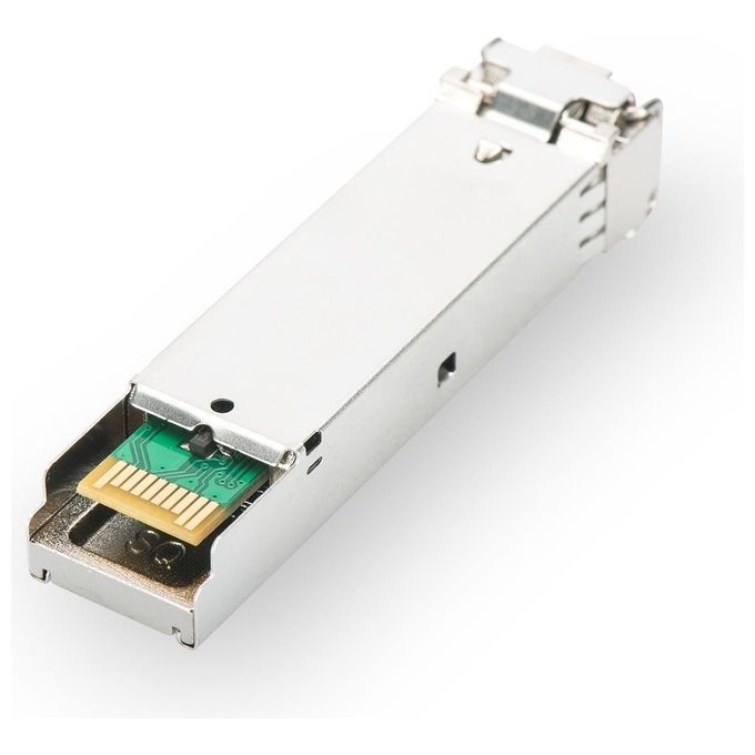 Digitus DN-81205 Modulo SFP+ Bidirezionale Fibra Ottica Monomodale 10 Gbps 10 km TX1330 RX1270 DDM colore Metallico