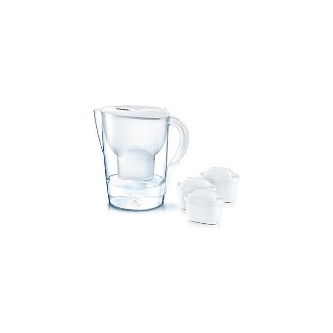 Brita Marella Caraffa Filtrante per Acqua KIT_ 3 Filtri Maxtra+ Inclusi