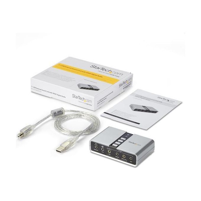 StarTech.com Scheda Audio Esterna Usb 71 Con Audio Digitale S-pdif