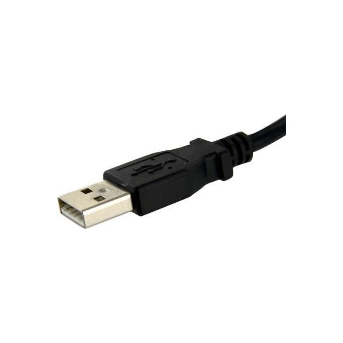 StarTech Cavo Prolunga USB 2.0 per montaggio a pannello di Tipo A-A Femmina A - Maschio A  - 30 cm