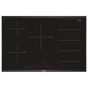 Bosch PXV875DC1E Serie 8 Piano Cottura a Induzione 5 Zone FlexInduction PerfectFry 17 Livelli di potenza 80 cm Nero