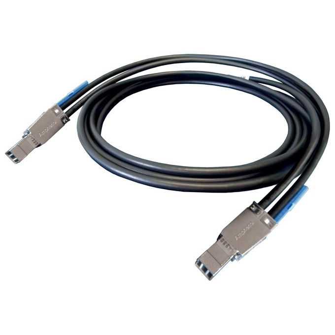 Microsemi 2282600-R Cavo di Trasferimento Dati Mini-SAS HD 2 m 12 Gbit-s SFF-8644 Maschio-Maschio colore Nero