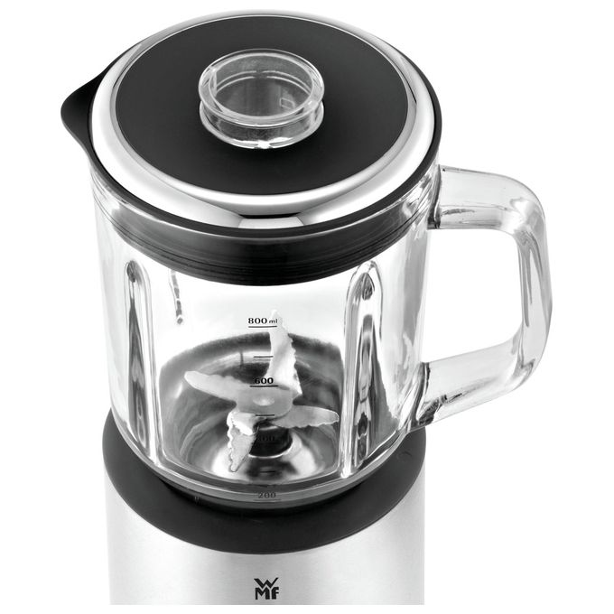 WMF 416490011 KITCHENminis Frullatore 0,8 L 400W 5 velocita' tecnologia Perfect Cut 6 lame acciaio inossidabile colore Nero