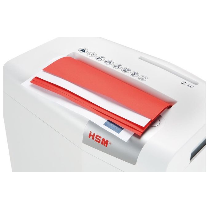 HSM X6pro Distruggi Documenti Taglio a Particelle 22cm 58 dB Argento-Bianco