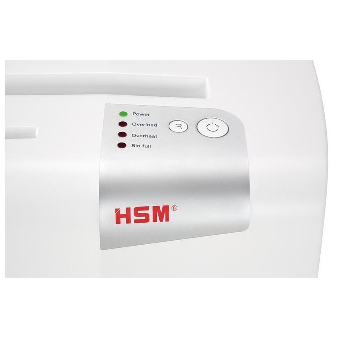 HSM X6pro Distruggi Documenti Taglio a Particelle 22cm 58 dB Argento-Bianco